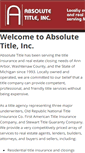 Mobile Screenshot of absolutetitleinc.com